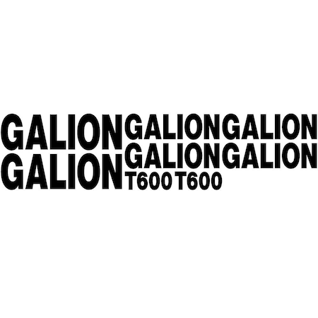 Aftermarket New Decal Set for Galion Model T600 Machines MAE30-0291